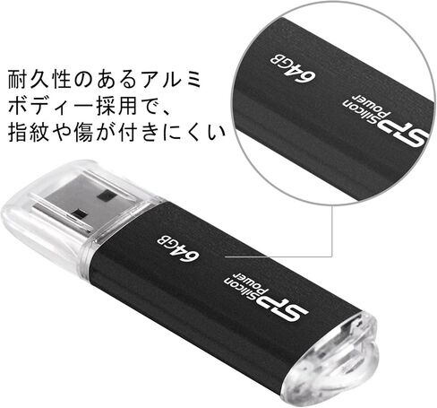 USB 2.0 Ultima-II I-Series Power 32GB شكل معدني أسود SP032GBUF2M01V1K in Kuwait