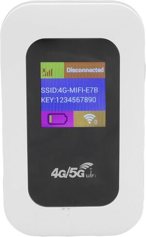 WiFi Mobile Hotspot ، 300 ميجابت في الثانية عالية السرعة 4G غير مؤمّن جهاز Hotspot WiFi ، جهاز توجيه محمول شبكة لاسلكية مع فتحة بطاقة SIM للسفر ، ودعم 10 مستخدمين in Kuwait