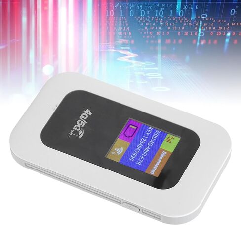 WiFi Mobile Hotspot ، 300 ميجابت في الثانية عالية السرعة 4G غير مؤمّن جهاز Hotspot WiFi ، جهاز توجيه محمول شبكة لاسلكية مع فتحة بطاقة SIM للسفر ، ودعم 10 مستخدمين in Kuwait