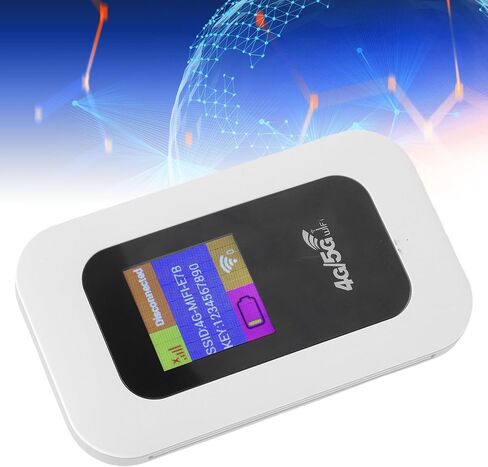 WiFi Mobile Hotspot ، 300 ميجابت في الثانية عالية السرعة 4G غير مؤمّن جهاز Hotspot WiFi ، جهاز توجيه محمول شبكة لاسلكية مع فتحة بطاقة SIM للسفر ، ودعم 10 مستخدمين in Kuwait
