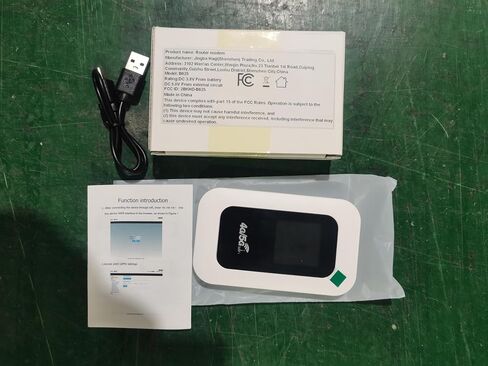 WiFi Mobile Hotspot ، 300 ميجابت في الثانية عالية السرعة 4G غير مؤمّن جهاز Hotspot WiFi ، جهاز توجيه محمول شبكة لاسلكية مع فتحة بطاقة SIM للسفر ، ودعم 10 مستخدمين in Kuwait