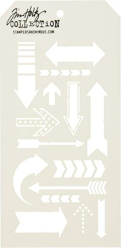Stampers Anonymous Tim Holtz Layered Stencil, 4.125-Inch by 8.5-Inch, Woodgrain in Saudi Arabia