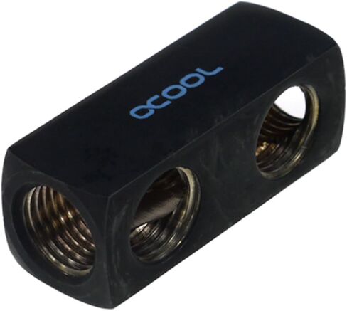 Alphacool G1/4 5-Way Connection Terminal - Deep Black (17027) in Saudi Arabia
