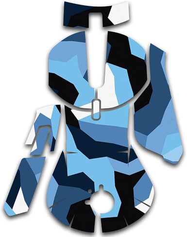 MightySkins Skin Compatible With SteelSeries Rival 5 Gaming Mouse - Sky Camouflage | Protective, Durable, and Unique Vinyl Decal wrap cover | Easy To Apply, Remove, and Change Styles | Made in the USA in Saudi Arabia