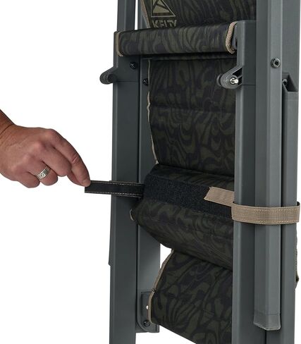 كرسي Kelty Rad-Arondack Camp ، البوليستر 600D ، إطار ألمنيوم قوي وخفيف الوزن ، 8 رطل يحمل وزنه ، تم تصميمه ليستمر (السرخس الأسود) in Saudi Arabia