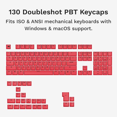 الألعاب المجيدة - GPBT أساسيات (PBT Keycaps) ، درع رمادي ، لا يوجد نشر صبغة تتلاشى ، وللوحات مفاتيح ميكانيكية مخصصة ، يناسب 100 ٪ ، 75 ٪ 60 ٪ 60 ٪ ، يناسب ANSI & ISO ، Windows & Macos - اللغة الإنجليزية (الولايات المتحدة) in Saudi Arabia