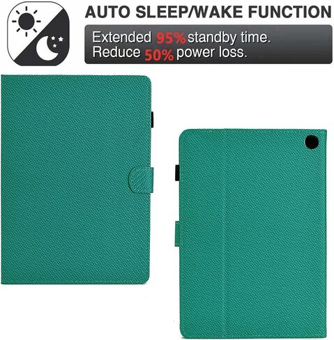 Tablet Travel متوافق مع جهاز Kindle Fire 7 Tablet (الجيل الثاني عشر ، 2022 إطلاق) Slim Pu Leater in Kuwait