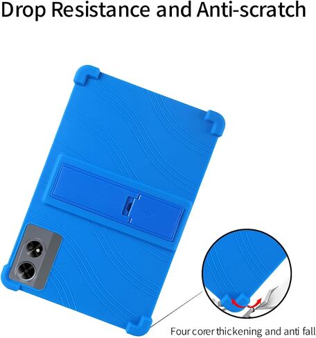 for DOOGEE Tab G6+ Tablet 11 inch Tablet Case,BOVUGAC Soft Silicone Adjustable Stand Shockproof Kids Friendly for DOOGEE Tab G6 11" Tablet(Blue) in Saudi Arabia