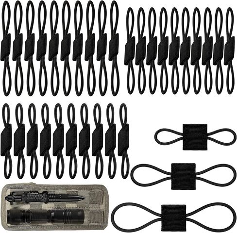 30 PCS 3 أحجام ملحقات Molle حقائب تحمل على ظهر الظهر تكتيكي أشرطة حامل العتاد التكتيكي مجموعة كليب in Saudi Arabia