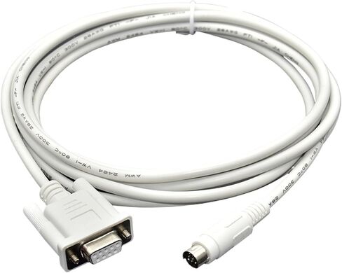 Programming Cable Download Cable Serial RS232 Interface DVPCAB215 PC-DVP Wired(DVPCAB215(White)) in Kuwait