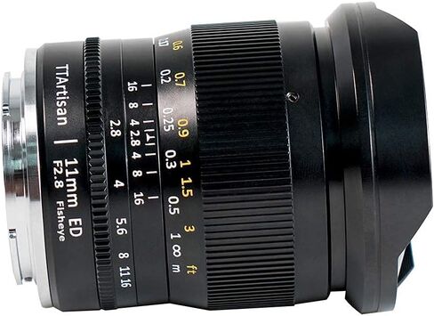 TTArtisan 11mm F2.8 Full Frame Fisheye Large Aperture Wide Angle Lens for Leica M Mount Mirrorless Camera M2 M3 M4 M5 M6 M7 M8 M9 M9P M10 M262 M240 M240P in Saudi Arabia