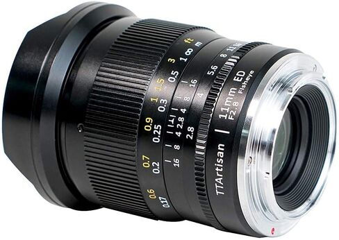 TTArtisan 11mm F2.8 Full Frame Fisheye Large Aperture Wide Angle Lens for Leica M Mount Mirrorless Camera M2 M3 M4 M5 M6 M7 M8 M9 M9P M10 M262 M240 M240P in Saudi Arabia