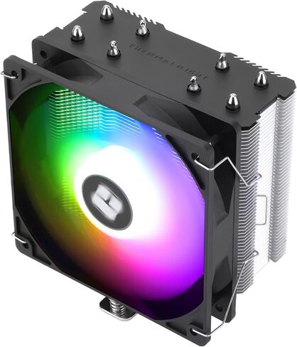 مبرد هواء وحدة المعالجة المركزية Thermalright Assassin X120SE ARGB CPU، 4 أنابيب حرارية، مروحة PWM 120 مم، غطاء مبدد حرارة من الألومنيوم، لـ AMD AM4 AM5/Intel 1150/1151/1200/1700 in Kuwait