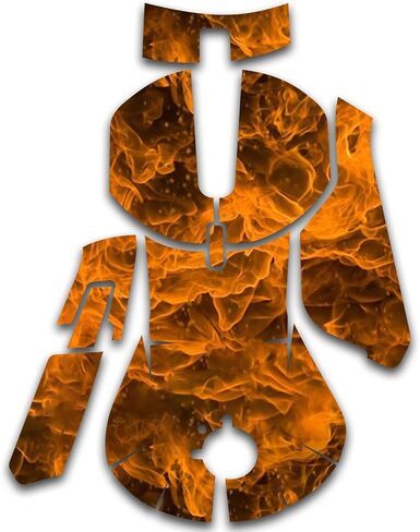 Mayyskins الجلد متوافق مع فولاذ منافسة 5 ألعاب الماوس - Burning Up | غلاف الالتفاف الواقي ، الدائم ، والفريد من نوعه | من السهل تطبيق الأنماط وإزالتها وتغييرها | صنع في الولايات المتحدة in Saudi Arabia