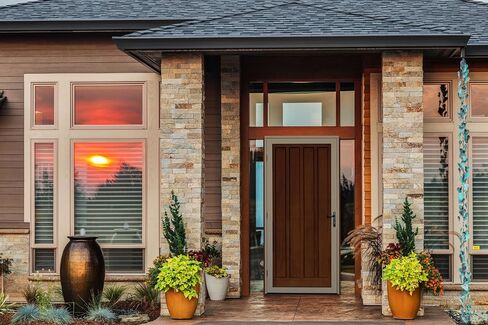 Titan 36x80 Meshtec Door Ultimate Security Screen | عرض الألومنيوم الكامل مع نظام الشاشة المتقدمة Meshtec | جبل السطح | 3PT LOCK SYSTEM وشاشة شبكة من الفولاذ المقاوم للصدأ عالية الشد ، اللوز ، اللوز in Saudi Arabia