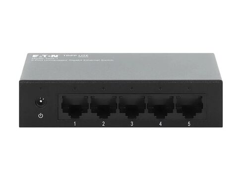 Tripp Lite Eaton NG5-1 5-Port Gigabit Unmanaged Ethernet Switch 10/100/1000 Mbps Fanless Desktop/Wall Mount Plug & Play IEEE 802.3az 9K Jumbo Cloud Care Pre-Configured Bundle Eligible (1 Pack) in Saudi Arabia