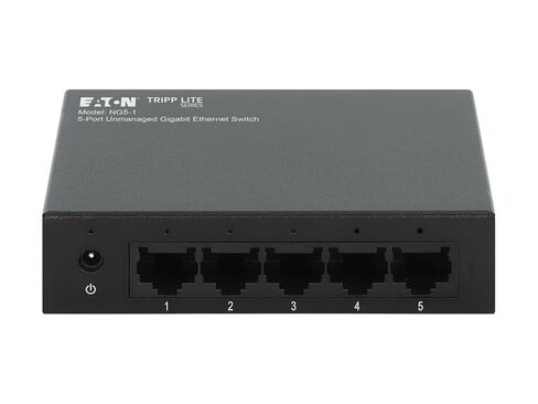 Tripp Lite Eaton NG5-1 5-Port Gigabit Unmanaged Ethernet Switch 10/100/1000 Mbps Fanless Desktop/Wall Mount Plug & Play IEEE 802.3az 9K Jumbo Cloud Care Pre-Configured Bundle Eligible (1 Pack) in Saudi Arabia