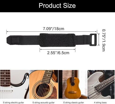 Rockhouse String Muter, Universal Guitar Fret Dampener, String Wraps for String Instruments-Single Pack(Star sign-Gemini) in Saudi Arabia