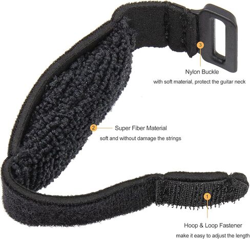 Rockhouse String Muter, Universal Guitar Fret Dampener, String Wraps for String Instruments-Single Pack(Star sign-Gemini) in Saudi Arabia