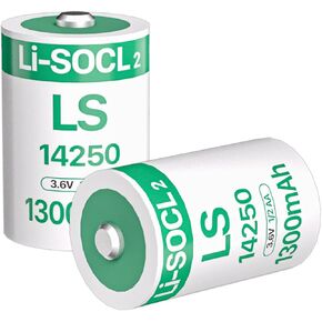 10 PCS 1300MAH LS14250 بطاريات 1/2 AA 3.6 فولت بطارية ليثيوم لبطارية Dogwatch R9 Leash ، ونسخ الاحتياط ، والساعات في الوقت الفعلي ، وبطارية Metering ER14250 (غير قابلة لإعادة الشحن) in Kuwait