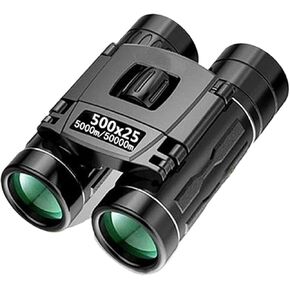 500X25 Portable Hd Zoom 5000M/50000M Binoculars Telescope Powerful Folding Long Di Vision Hunting Outdoor Camping Sports Sharp Images in Kuwait