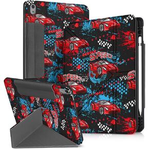 Miss Adola for iPad A16 Case/10th Generation Case - 10.9 Inch 2022 Tablet Cover with Pen Holder for Women Boys Girls Men Cute Cartoon Cool Funny Funda for iPad 11th 11 Inch 2025, Red Eyes in Kuwait