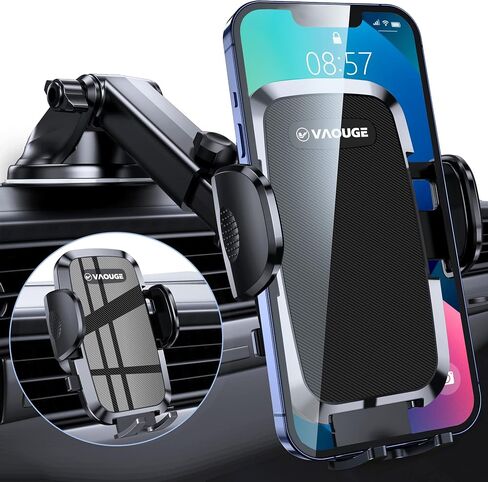 حامل هاتف السيارة ، تم ترقيته 3 في 1 حامل هاتف لسيارتك هاتف Mount Windshield و Air Vent Hands Hands Free Automobile Automobile ، لجميع هاتف iPhone Android in Saudi Arabia