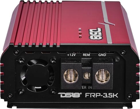 DS18 FRP-33.5K/RD 1 قناة 1 قناة 3500 واط RMS @ 1-OHM ، فئة DALLER المدى المدمجة ، كفاءة عالية ، مكبر للصوت أحادي الصغار رائع لباس ، MIDS ، أو الارتفاعات ، نتائج داينو معتمدة ، أحمر (متجدد) in Saudi Arabia