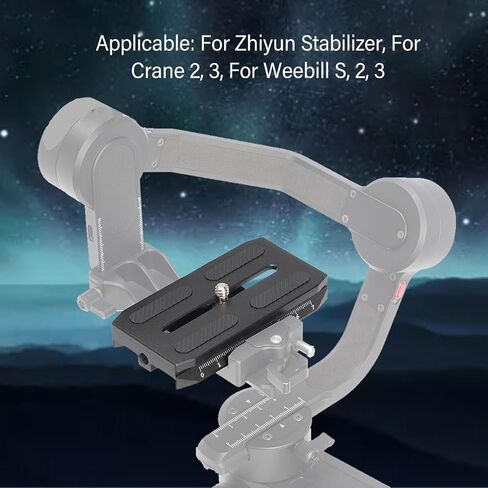 Tripod Plate Aluminum Scale for Stabilizer Crane Professional Photographers in Saudi Arabia