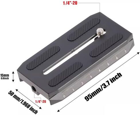 Tripod Plate Aluminum Scale for Stabilizer Crane Professional Photographers in Saudi Arabia