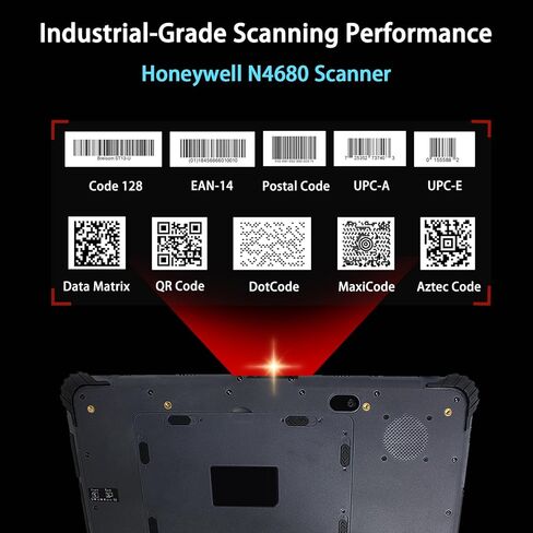 ST13-J Rugged Tablet, 13.3" Windows 11 Pro Tablet Intel Celeron N5100, 8GB+256GB, IP65 Waterproof, 4G LTE/GPS/GLONASS, 13MP+5MP Camera, 8000mAh Battery (Standard Edition) in Kuwait