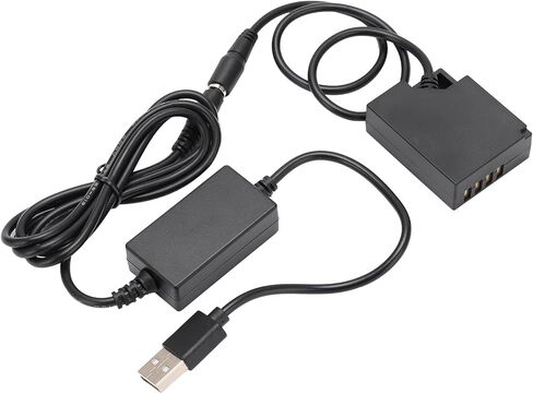 شاحن بطارية DC Docpler Dummy ، محول طاقة مع كابل محرك USB للكاميرا in Kuwait