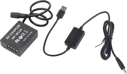 شاحن بطارية DC Docpler Dummy ، محول طاقة مع كابل محرك USB للكاميرا in Kuwait