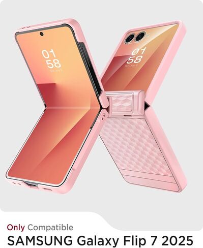 Miimall Rugged Cover for Flip 7 Phone Case مع حامي الشاشة الخارجي والمفصل ، [NON SLIP METURE] مضاد للأجراس كامل الجسم مقاوم للصدمات اللطيف in Kuwait