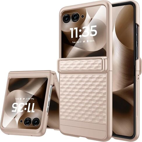 Miimall Rugged Cover for Flip 7 Phone Case مع حامي الشاشة الخارجي والمفصل ، [NON SLIP METURE] مضاد للأجراس كامل الجسم مقاوم للصدمات اللطيف in Kuwait
