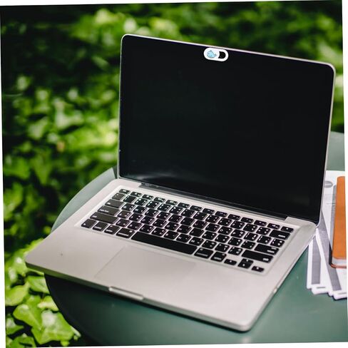 تغطية كاميرا الويب الخاصة بـ Vaguelly 4pcs Pro Cover Privacy Cover Cover Cover Slide Open Close Self-Admive Whale Design in Saudi Arabia