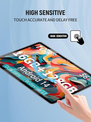 شاشة واقي الشاشة لـ Huihuang E10 Android Tablet 10 بوصة ، مضاد للخلع 9H فيلم زجاجي يسهل تثبيته ، بدون فقاعة ، عبوة 2 in Saudi Arabia