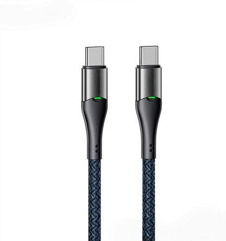 كابل USB C إلى USB C ، كابل الشاحن USB C 100W لـ iPhone 16/16 Plus/16 Pro/16 Pro Max/15 ، MacBook Pro ، iPad Pro ، Dell XPS ، Samsung Galaxy S24/S23/S22 Ultra ، Switch ، Pixel ، 6.6ft Black in Kuwait