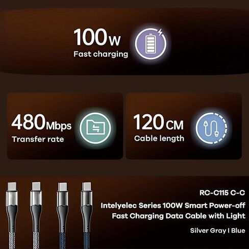 كابل USB C إلى USB C ، كابل الشاحن USB C 100W لـ iPhone 16/16 Plus/16 Pro/16 Pro Max/15 ، MacBook Pro ، iPad Pro ، Dell XPS ، Samsung Galaxy S24/S23/S22 Ultra ، Switch ، Pixel ، 6.6ft Black in Kuwait