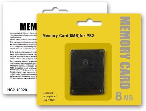 استبدال 8/16/32/64/128/256 ميغابايت بطاقة ذاكرة Megabyte لـ Sony PS2 PlayStation 2 Slim Game Data Console (16M) in Saudi Arabia
