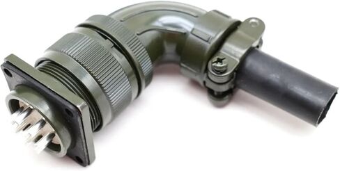 MS3108B 22-23S MS5015 Series Connector 8P Angle Plug-in MR-PWCNS1 لـ J2S Servo Motor22-23 (البرنامج المساعد والمقبس) in Saudi Arabia