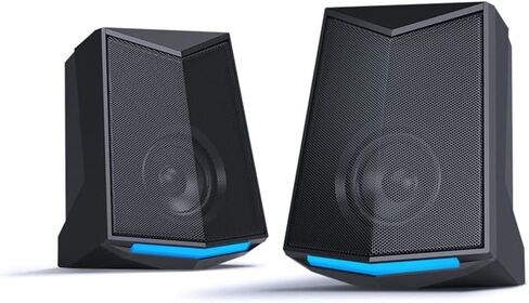 Computer Speakers for Desktop, USB Computer Speakers 6W Bass Reinforcement PC Speaker for Laptop Desktop 64mm Horn Audio Loudspeaker in Saudi Arabia