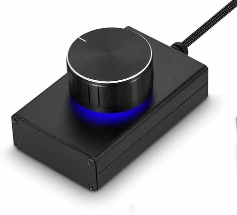 Computer Speakers for Desktop, New Mini USB Volume Controller for Computer Speaker Key Mute Lossless Audio Control Knob(D) in Saudi Arabia