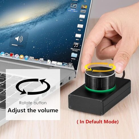 Computer Speakers for Desktop, New Mini USB Volume Controller for Computer Speaker Key Mute Lossless Audio Control Knob(D) in Saudi Arabia