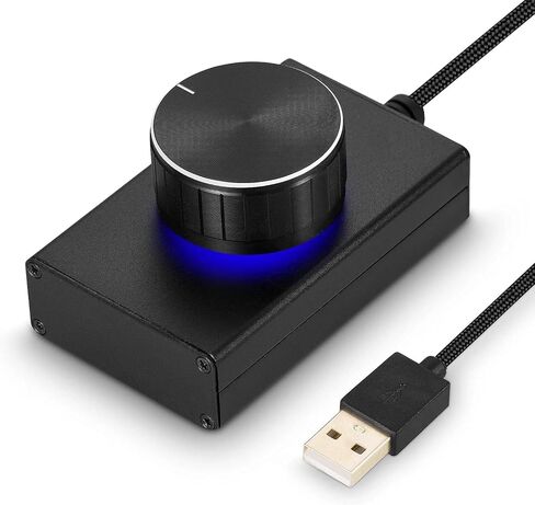 Computer Speakers for Desktop, New Mini USB Volume Controller for Computer Speaker Key Mute Lossless Audio Control Knob(D) in Saudi Arabia