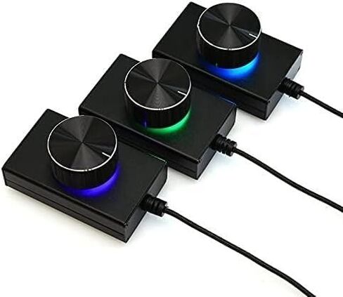 Computer Speakers for Desktop, New Mini USB Volume Controller for Computer Speaker Key Mute Lossless Audio Control Knob(D) in Saudi Arabia