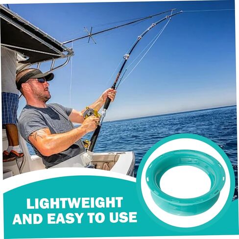 Yeory Hand Fishing Reel, Fishing Line Coiling Plate 7 Inch, ABS Plastic Hand Reel, No Backlash, Sea Coil Handle Wheel Large Line Plate Winding Reels in Saudi Arabia