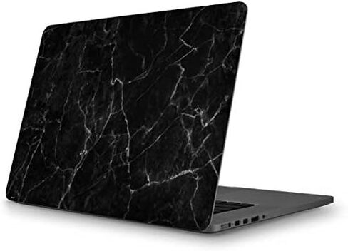 Skinit Decal Laptop Skin Compatible with MacBook Pro 13-inch (2014) - Officially Licensed Originally Designed Black Marble Design in Saudi Arabia