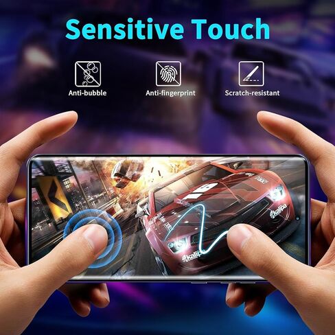 2 Pack Screen Protector for Motorola Edge 60 Fusion, 2 Tempered Glass Screen Protector,Case Friendly,Scratch Resistant,HD-Clear,Clear Black in Kuwait
