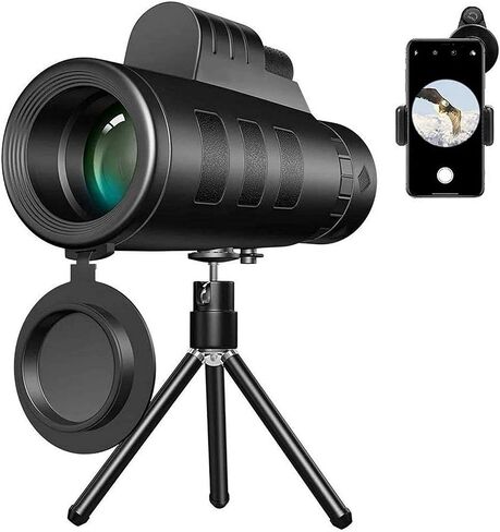Monoculars Telescope High Power Telescope 40X60 Low Light High Power Mobile Phone Lens Telescope for Adult Bird Watching Outdoor Travel Sightseeing Binoculars in Saudi Arabia